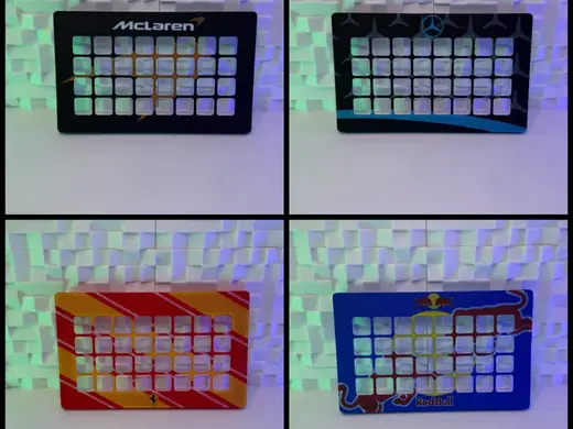 Stream Deck XL Faceplate's F1 Inspired