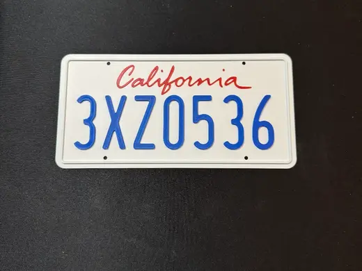 Fast and Furious License Plate - Ja Rule's Integra