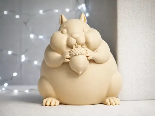 Chonky Squirrel — The Acorn Aficionado