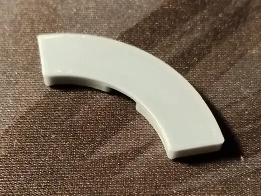 3x3 flac clear Curved, Macaroni 79393