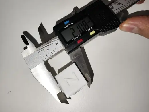 Calibration cube 20x20x20 tolerances test included