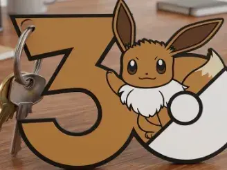 Llavero eevee 30 aniversario