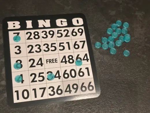 230 Tag Pedine Bingo Tombola Xmas Christmas speed