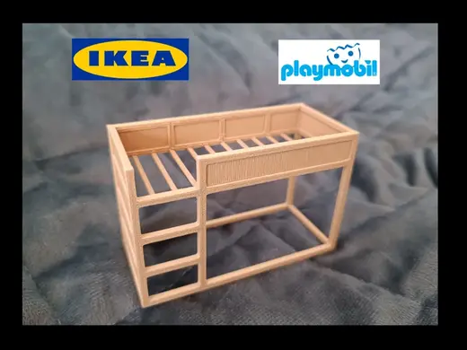 Lit Ikea Kura Playmobil