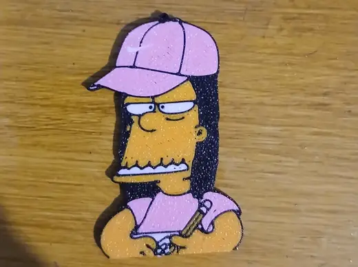 Llavero bart mala fama