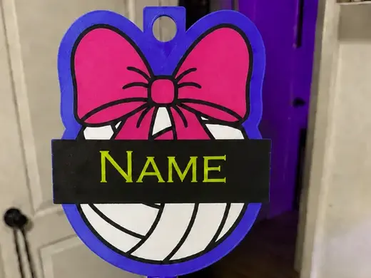 Personalized Volleyball Spirit Stick