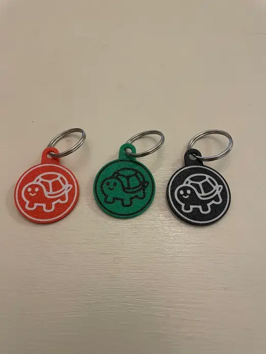 Keychain turtle style