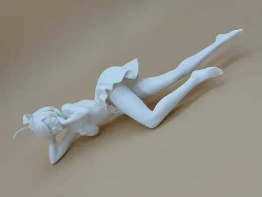 躺着的兔耳2B小姐姐