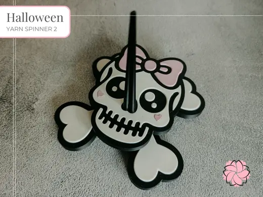 Halloween Skull Yarn Spinner