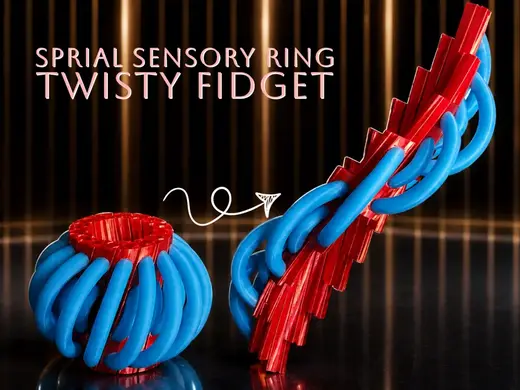 Spiral Sensory Ring - Twisty Fidget