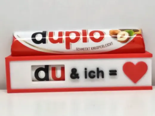 DUplo Box "Du & Ich" Botschaft Geschenk