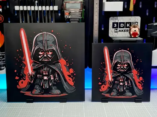 Darth Vader Chibi - Hueforge - 4 Colors