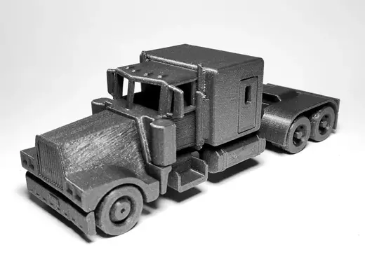Print in Place Peterbilt 359 Truck