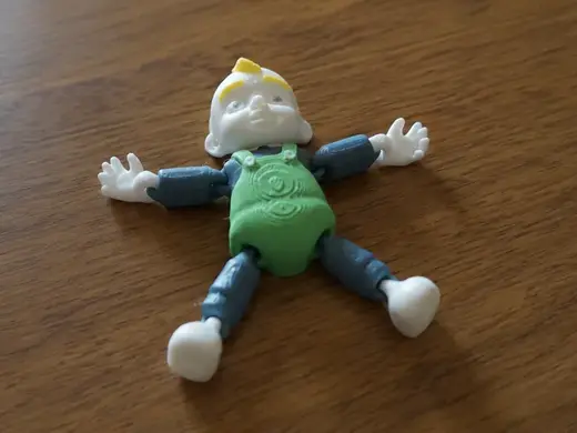 Articulated Baby Figurine