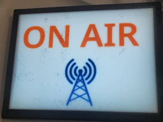 Ham Radio Illuminated On-Air Sign