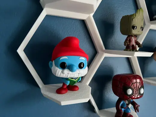 Funko Pop Modular Hexagon Shelves for Wall Display