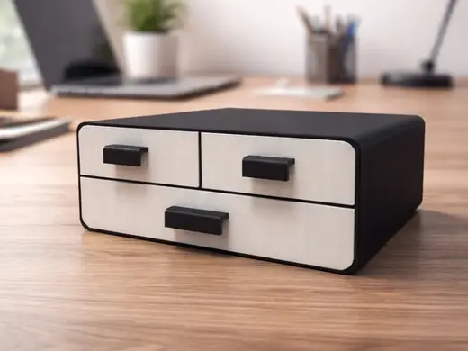 Desk organizer drawer cabinet