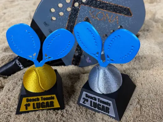 Beach Tennis trophy - troféu