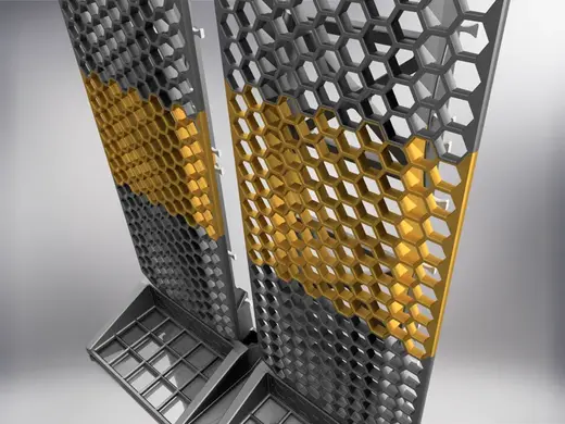 Height extensions for KYZ HSW Display Stand - L