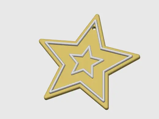 Christmas tree decoration star