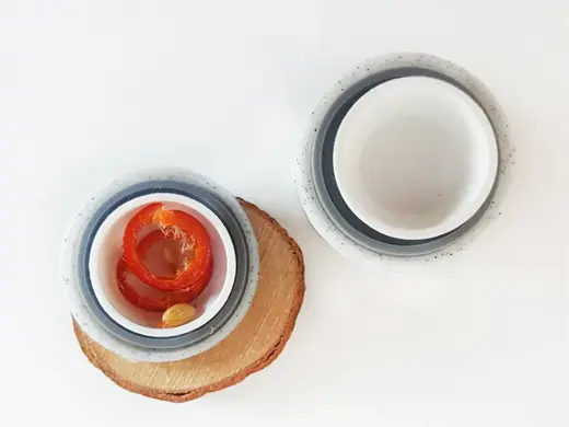 Dollhouse Dining Plates and Bowl 1/12 Scale