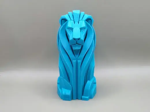 Modern Deco Lion Sculpture