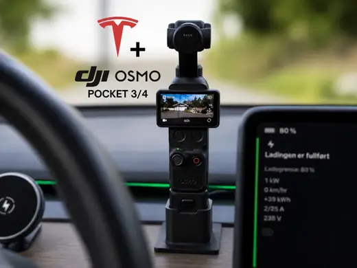 DJI Osmo Pocket 3/4 - Tesla Model Y docking