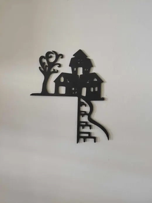 halloween door corner