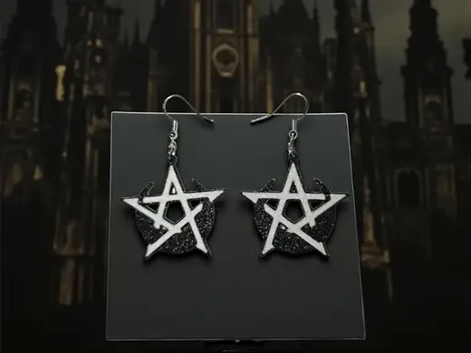 Stars and Moon of Witches earrings