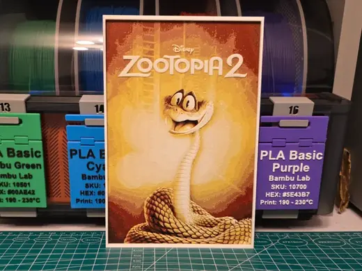 Zootopia 2 Movie Poster - Hueforge Art