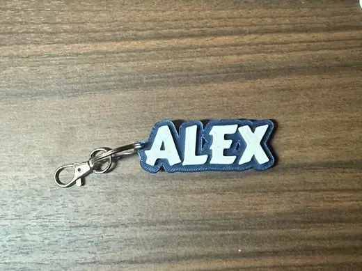 Customizable Name Keychain (One Line & One Font)