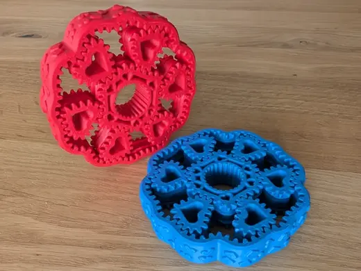 Planetary Fidget Spinner - Heart