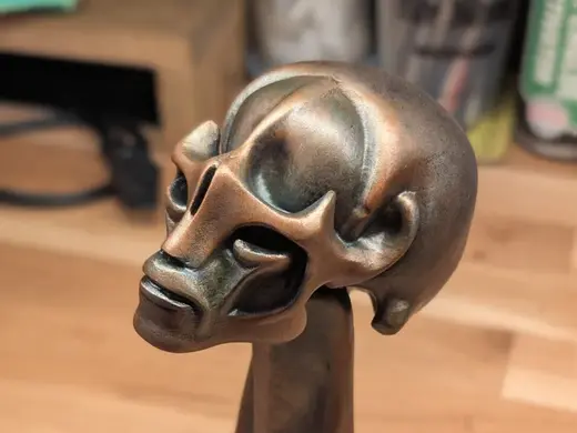 Giger Small Head Sculpture