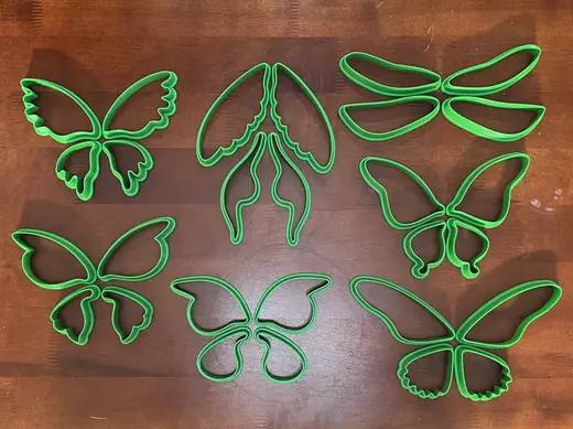 Mix and Match Butterfly Wing Cutter Set