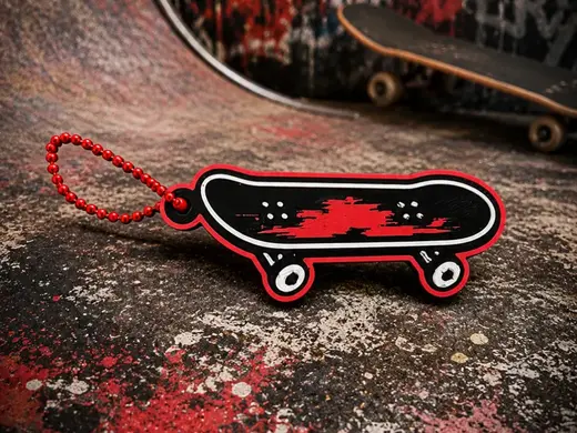 Skateboard Keychain Tab Opener