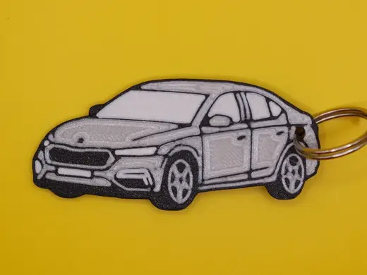 Car keychain Skoda octavia RS