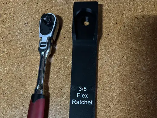 ICON 3/8 Flex Comfort Grip Ratchet (Gridfinity)