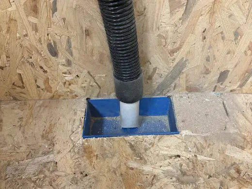 bocchetta aspirazione a terra per tubo da 39mm