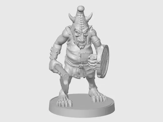 DnD Hobgoblin with 25mm base