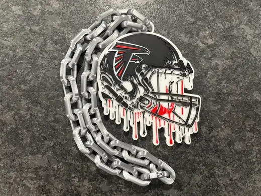 Atlanta Falcons Helmet Drip Hype Chain