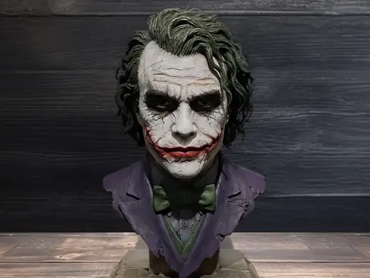 Realistic Joker Bust from the Dark Knight