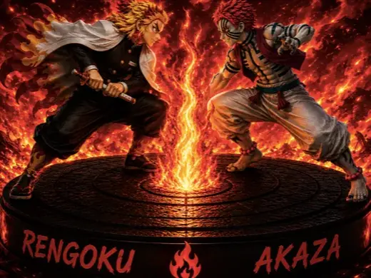 Rengoku vs Akaza